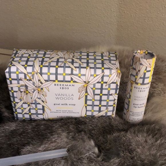 Beekman 1802 Goat Milk Bath and Body 4-Piece Set - Vanilla Woods - New & Sealed - Picture 3 of 3